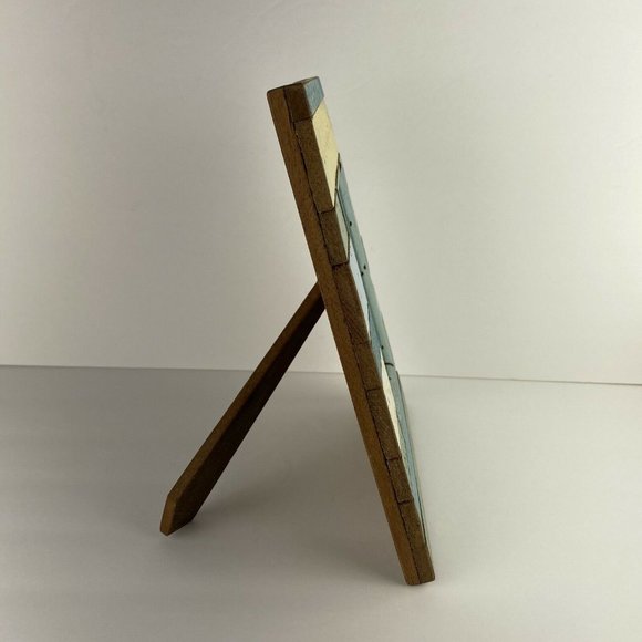 Z Gallerie 4 x 6 Picture Frame Distressed Painted Wooden Beach Ocean Theme - Picture 9 of 10